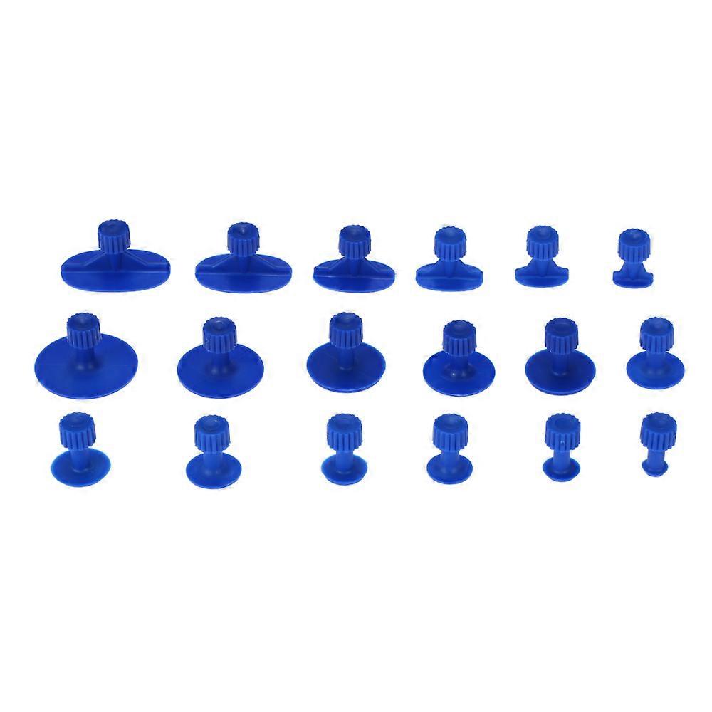 Dent puller tabs for car body repair - 18pcs blue auto tool