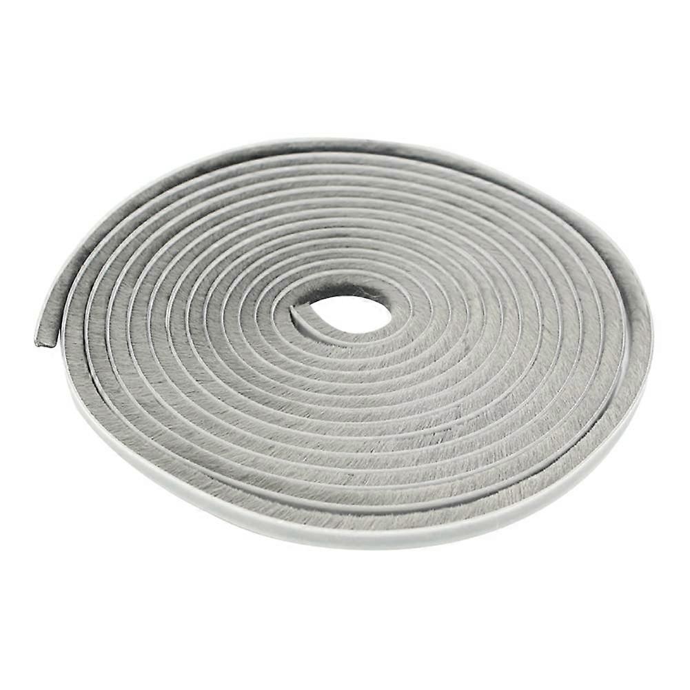 6 Meters Adhesive Brush Weather Stripping Door Seal Strip for Sliding Doors Window Frame and Wardrobe Frame Seal Strips 6m