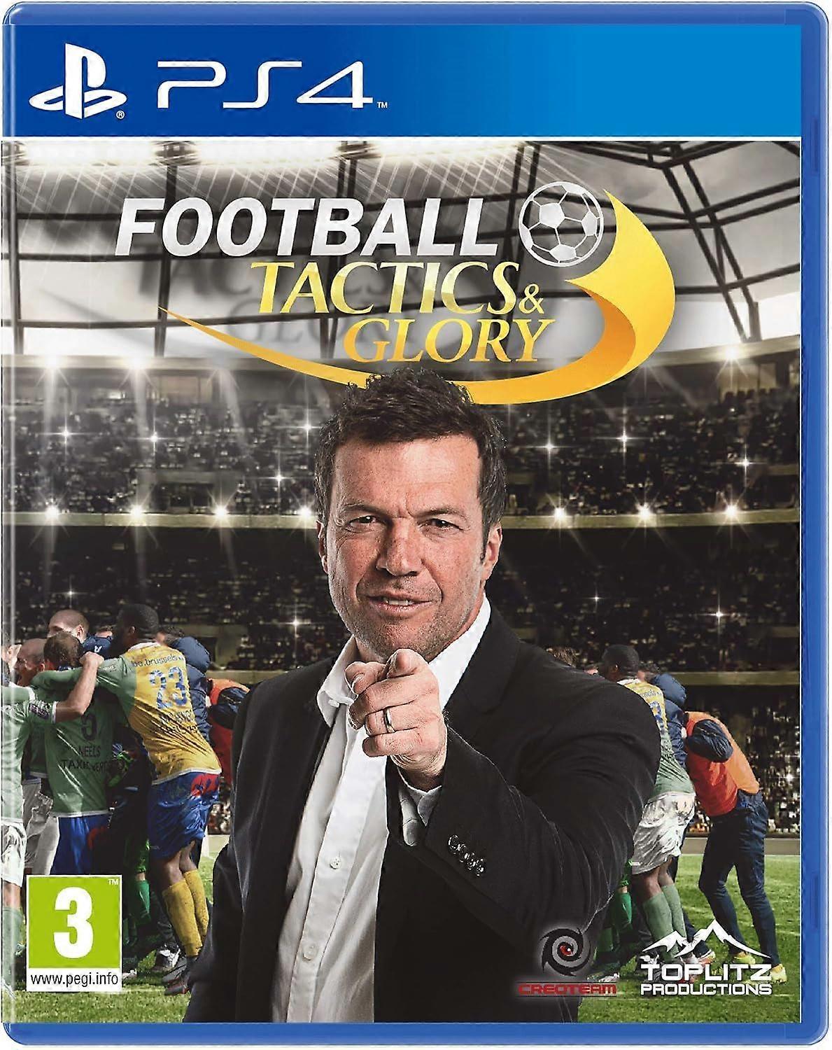 لعبة تكتيكات كرة القدم والمجد على PS4