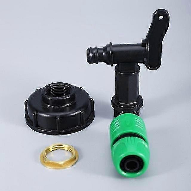 "Durable IBC Tank Tap Adapter S60*6 Coarse Thread to 1/2' 3/4' Connector Replacement Valve Garden Home Valve Fitting Faucet SMTX" f26