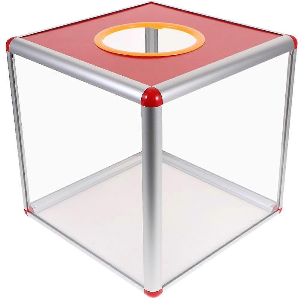 Lottery Box Desk Square Raffle Ball Storage Box Multifunctional Storage Ticket Box