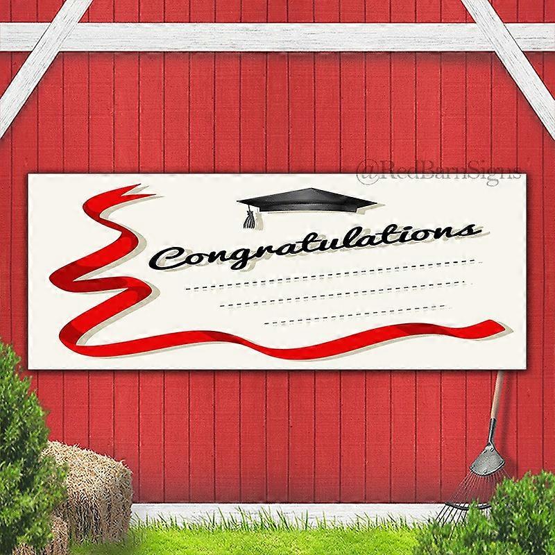 Félicitations, célébration de remise des diplômes, intérieur, extérieur, bannière