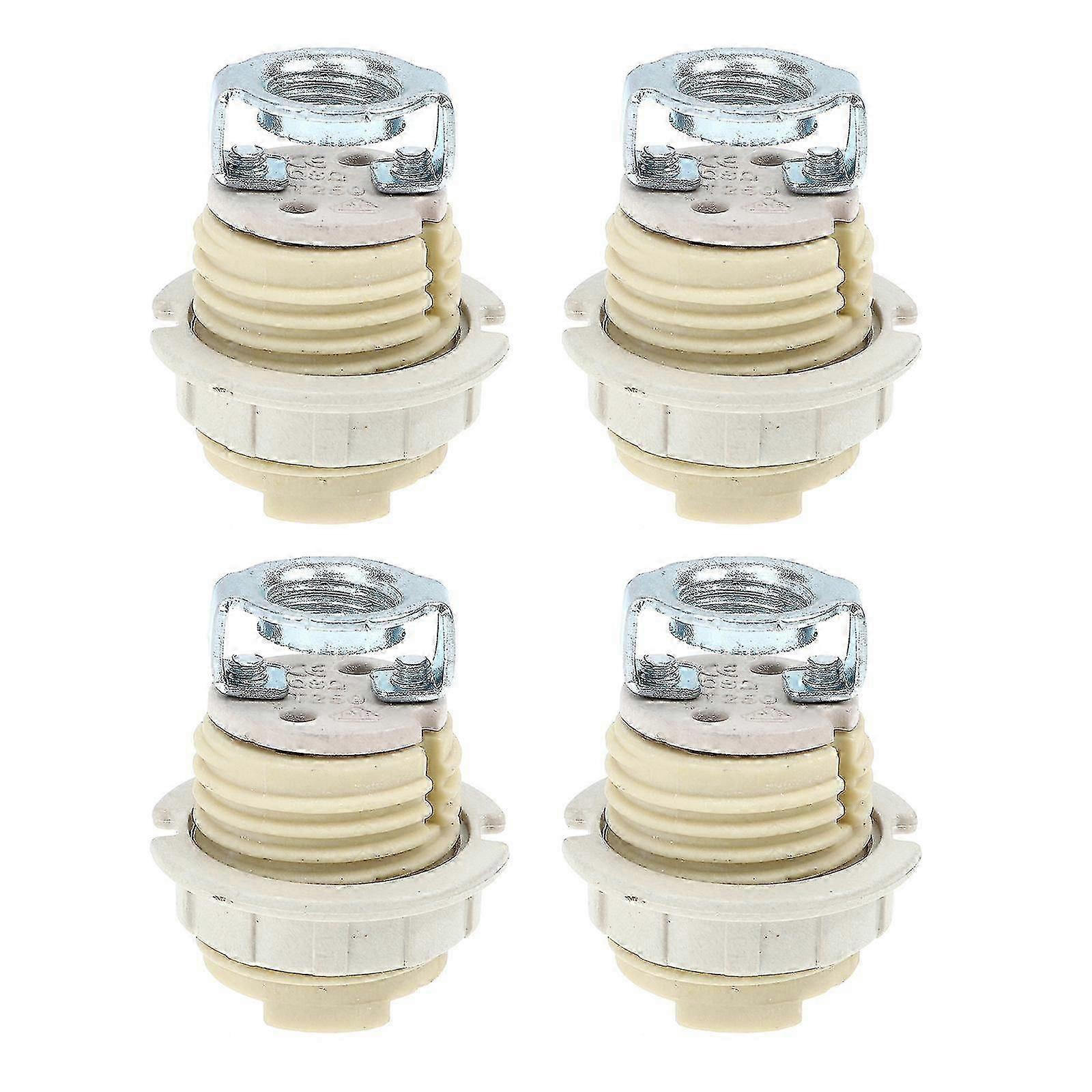 4Pcs Halogen Light Bulb Base Socket Practical G9 Ceramic Lamp Base Holder