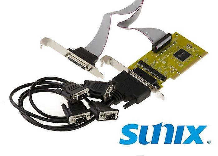 KALEA-INFORMATIQUE INDUSTRIELT SORTIMENT SUNIX - PCI-KORT 4 COM RS232-porte + LPT - MIO5099A