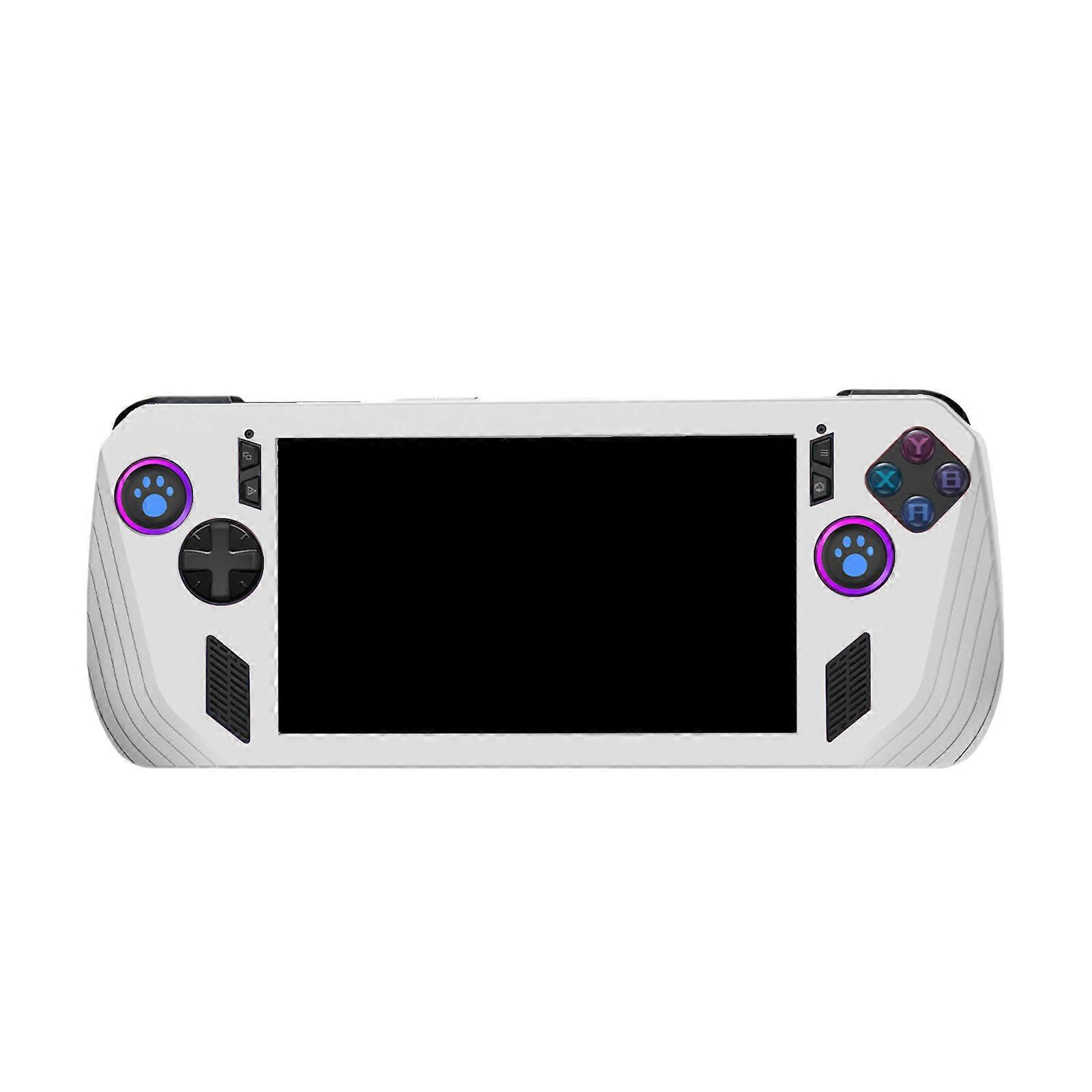 Silicone Case for Rog Dustproof Silicone Skin Cover Shells Grip Case Handhelds Game Console Case White
