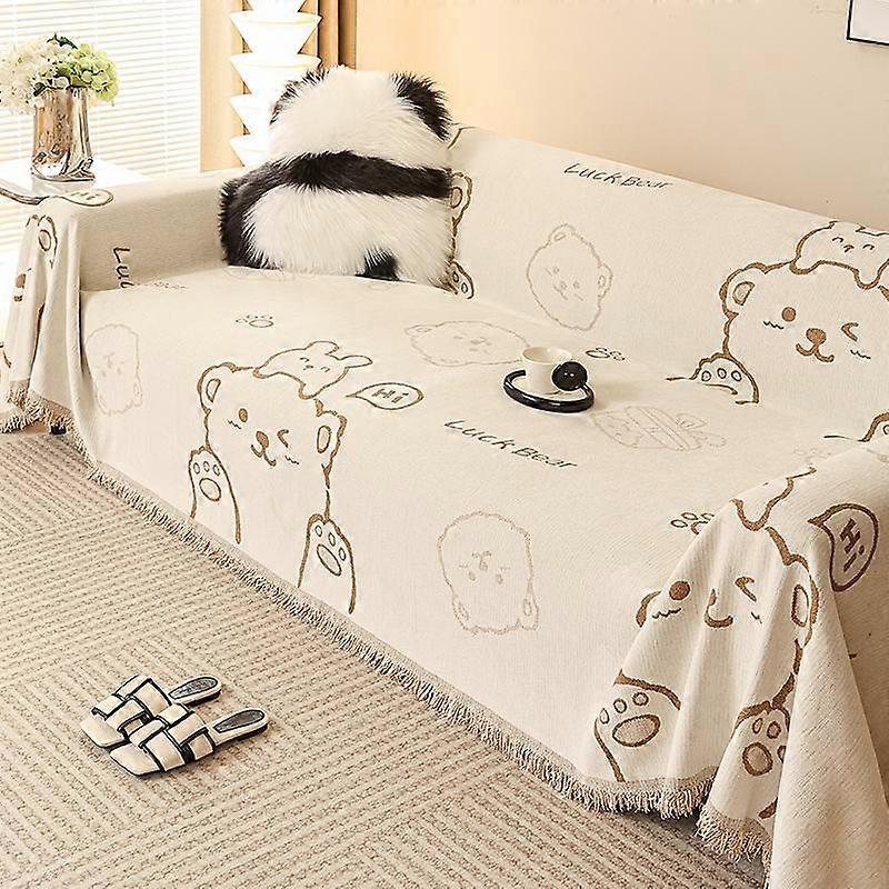 1 st sofföverdrag, universellt sofföverdrag för alla årstider, halkfritt sofföverdrag, skyddande soffkudde, lämplig för