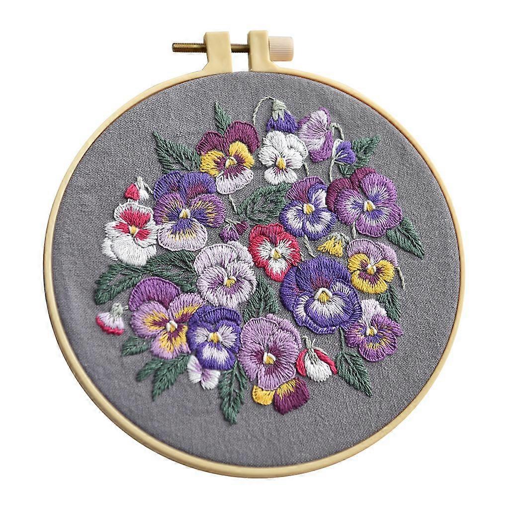 Embroidery Cross Stitch Kit Set for Beginners Starters Handmade DIY Craft Tools