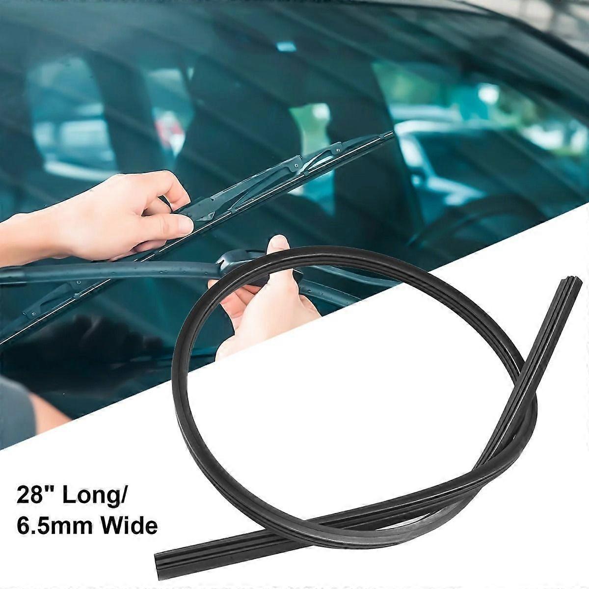 28\" 70cm Cut Size Vehicle Replacement Rubber Wiper Blade Refill