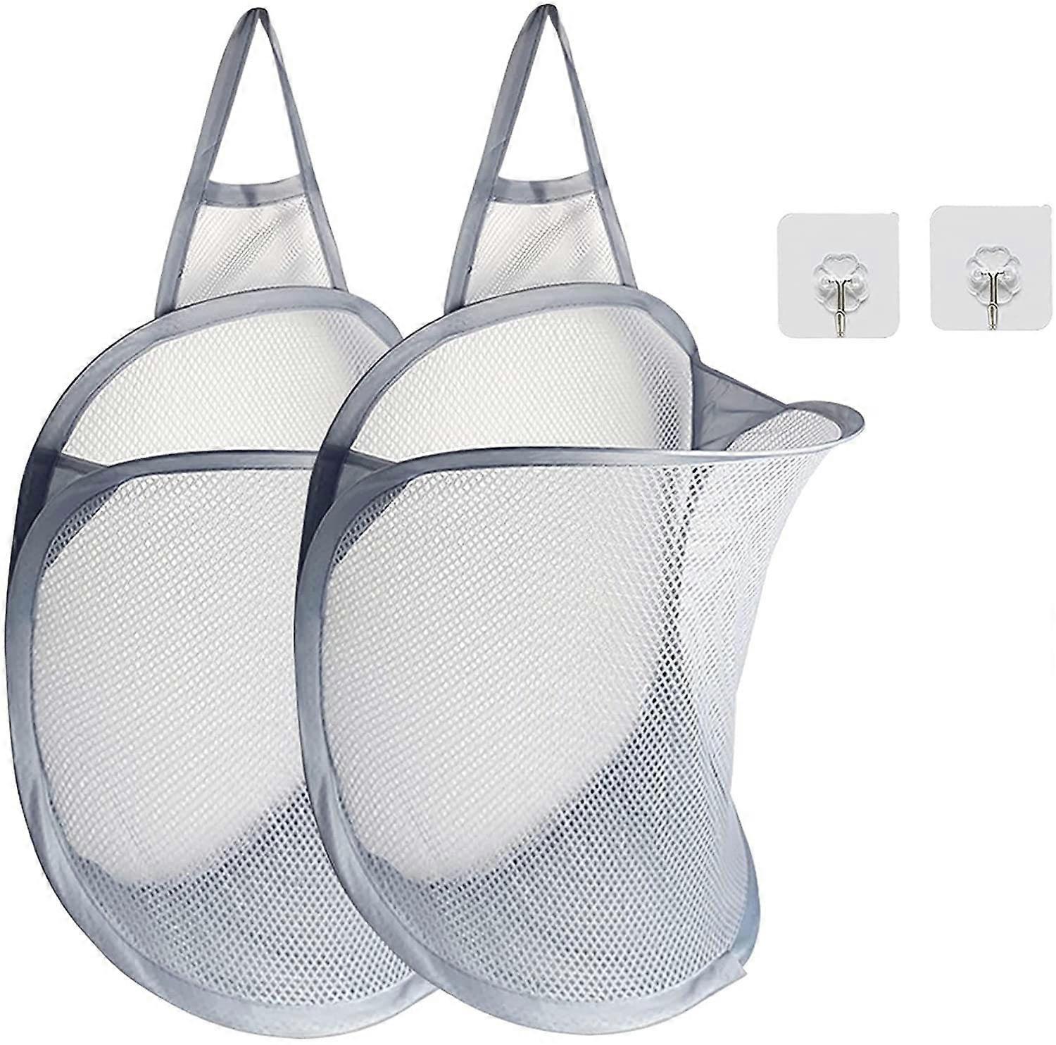 Laundry Hamper, Mesh, Portable