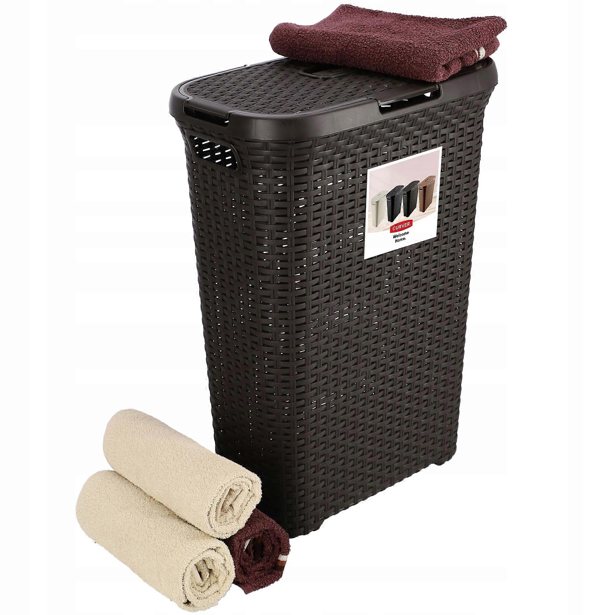 Cesta de ropa CURVER 40 l marrón