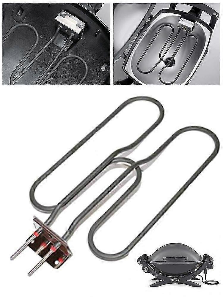 适用于Weber Q140 Q1400的烤架加热元件替换套件 - 1200W OEM零件65620 80342