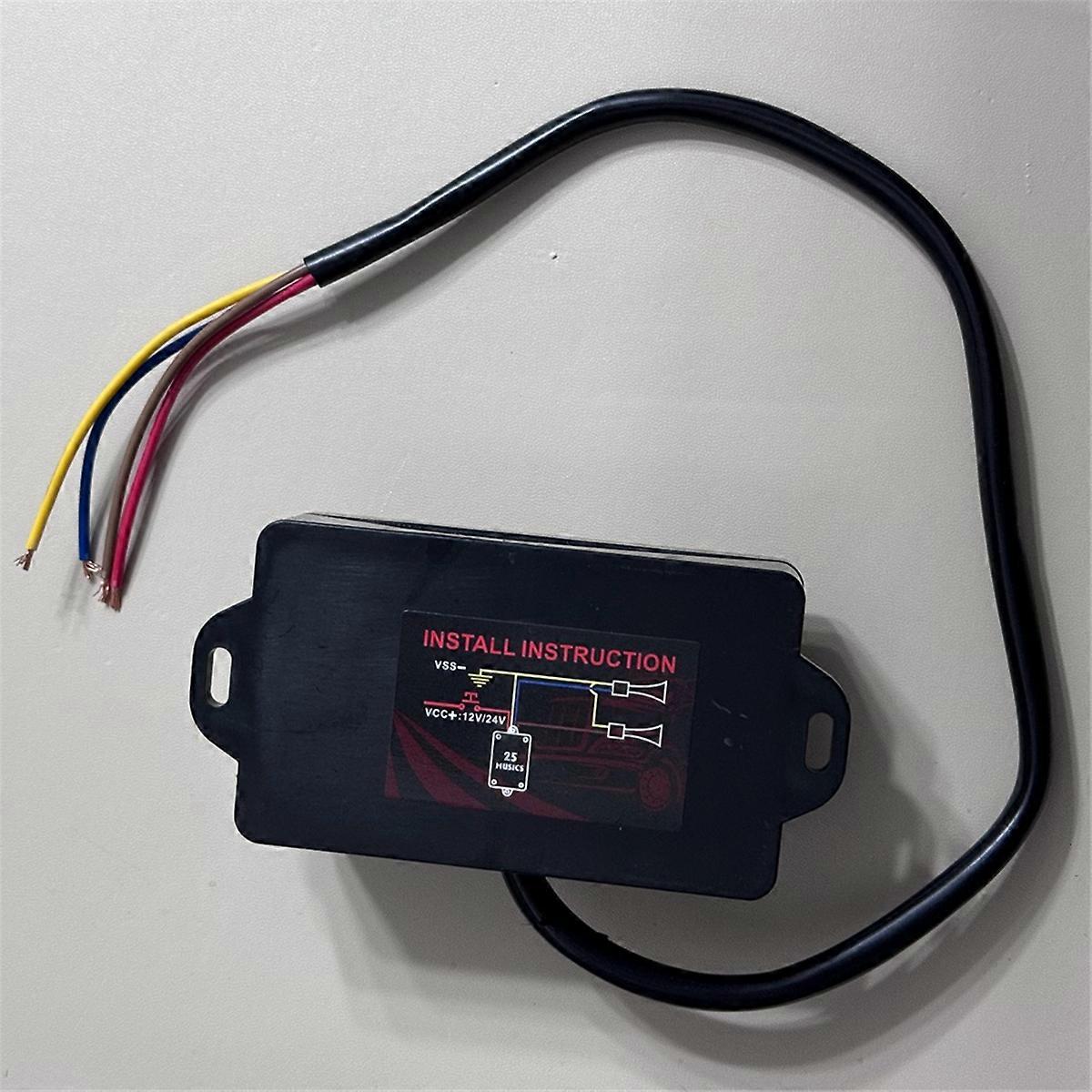 12V-24V 25 نغمة القرن الموسيقية الإلكترونية القرن تحكم المتكلم القرن