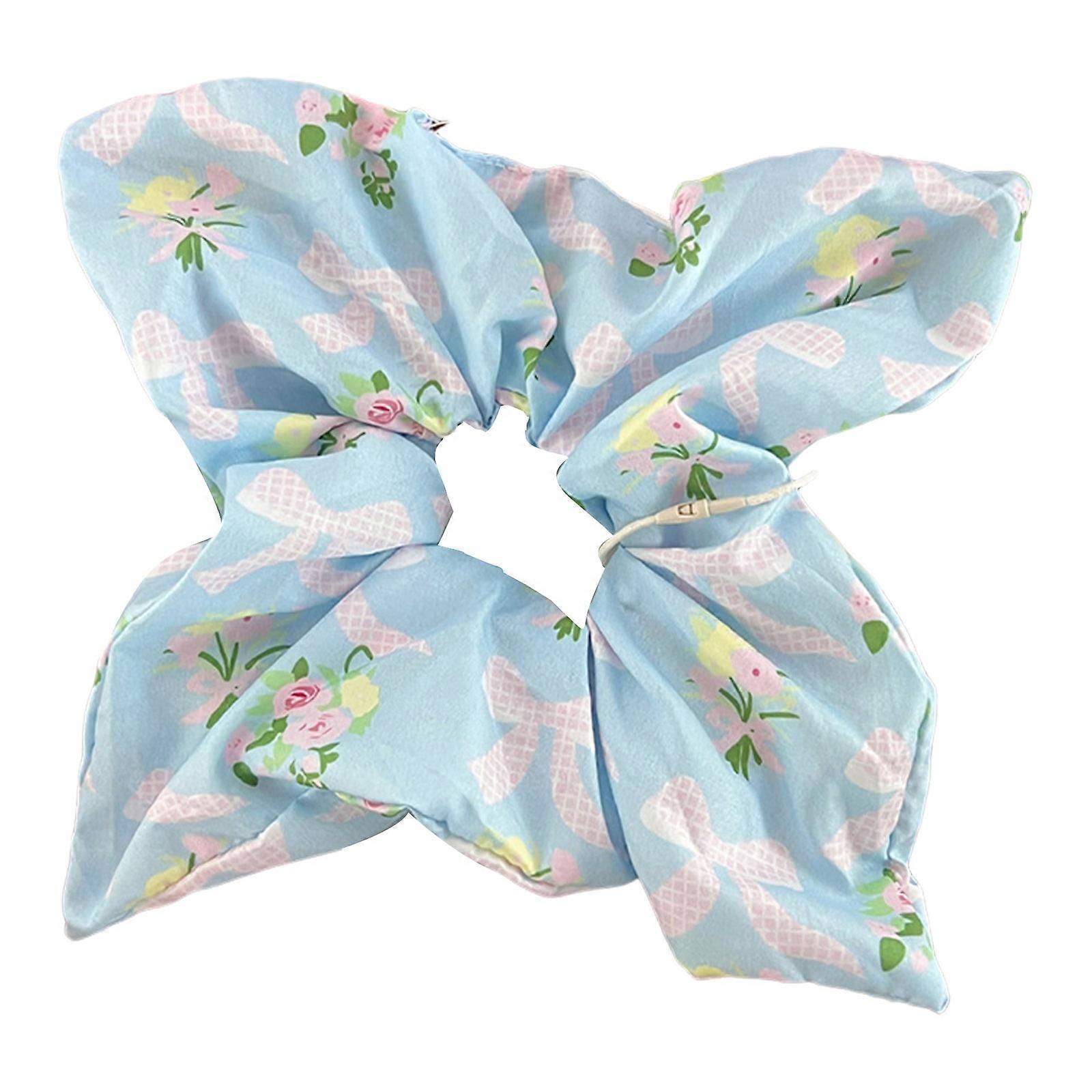Stuha Bowknot Vlasy Gumičky S Krajkou Trim Vlasy Gumičky Elastické Hairloop Tlusté Výčesy Vlasy Kruhy Vlasy Dekorace