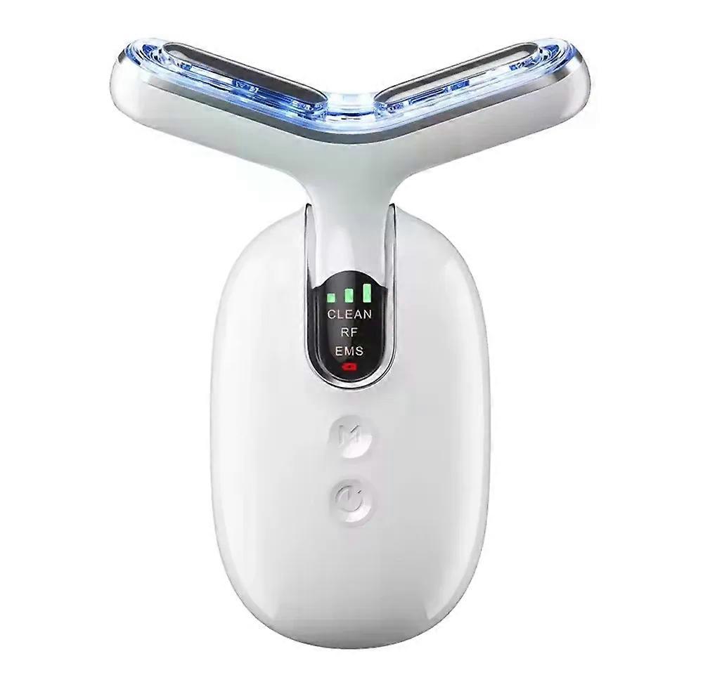 Multi-function face and neck lifting device rf ems anti-aging tools for home use skin tightening microcurrent beauty instrument