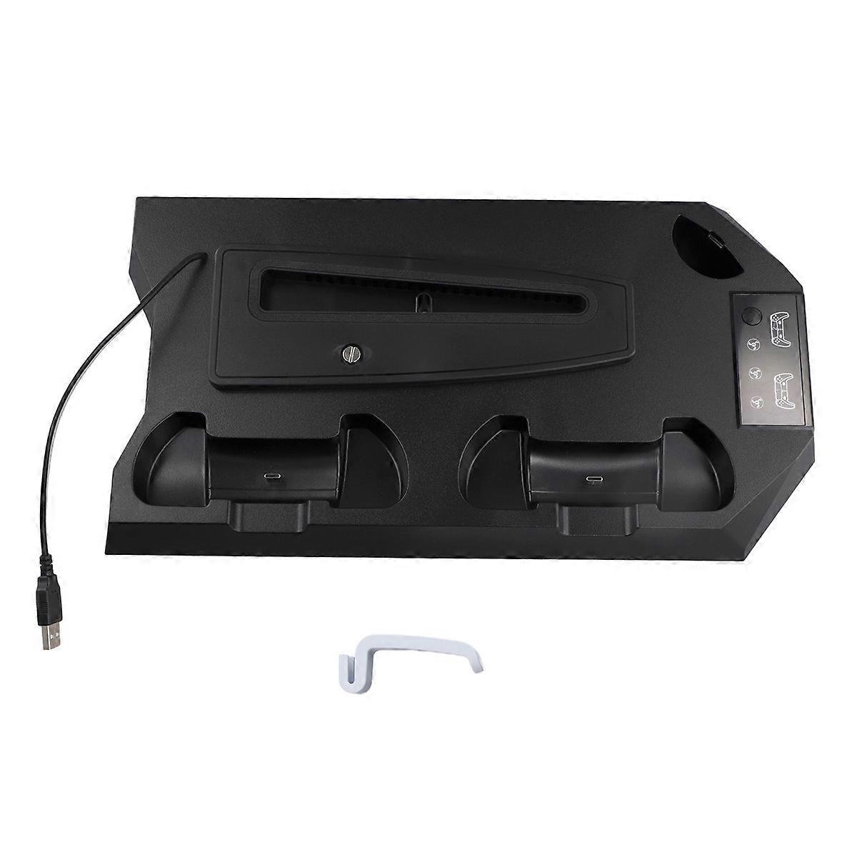 Vertical Cooling Stand for ps5/ps5 Slim Console Station black