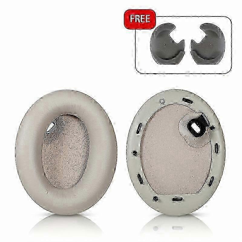 ソニーWH1000XM4ヘッドフォン用交換用イヤーパッドソフトプロテインレザー、ノイズアイソレーションメモリーフォーム
