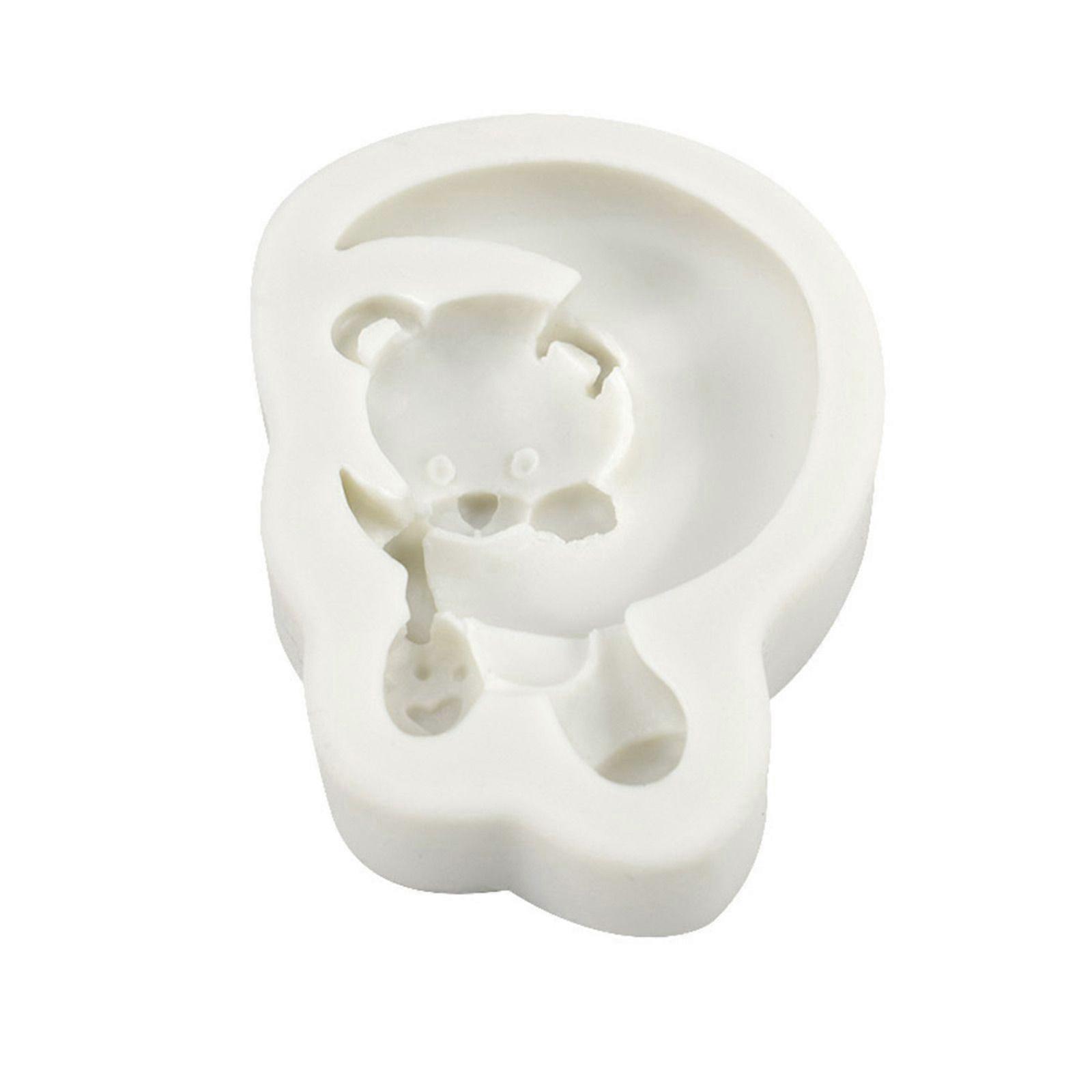 Silicone Material Mold Bakeware Cartoon Moon and Bear Shape Baking Mold for Cake