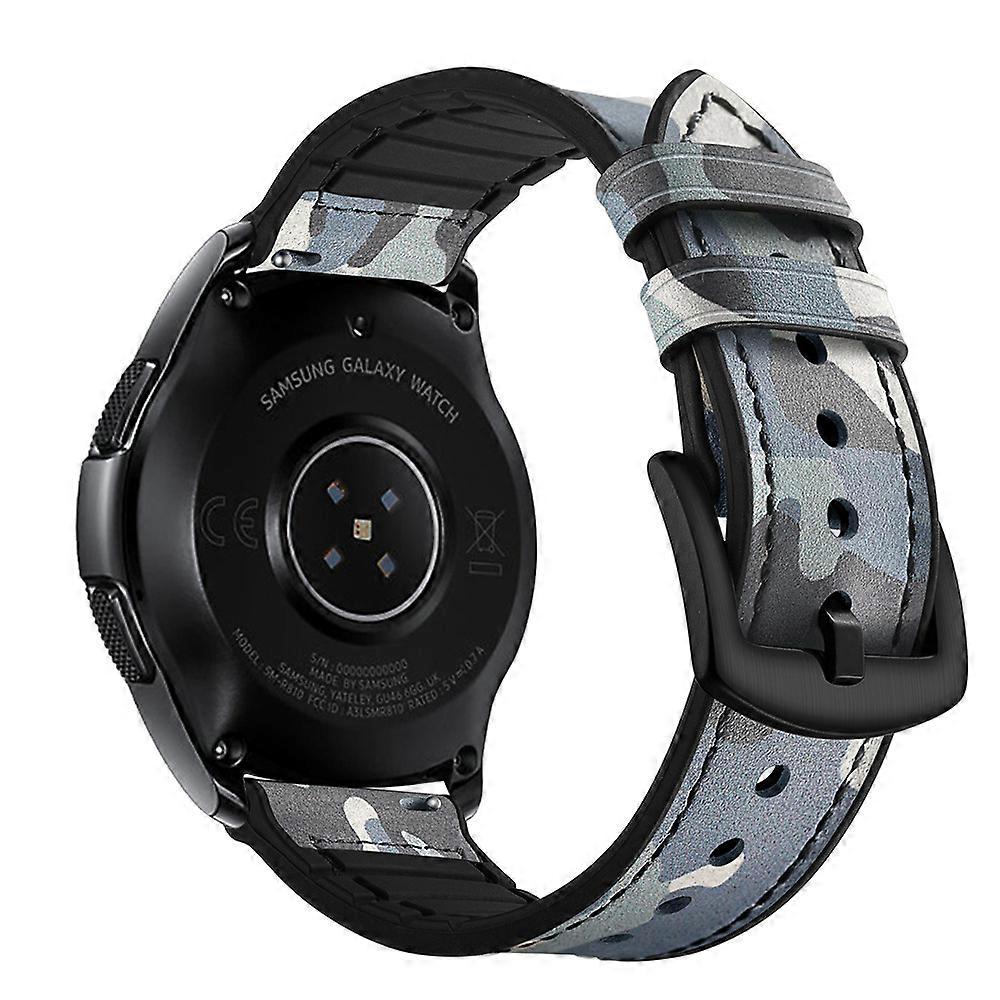 INF Silicone and Leather Strap for Galaxy Watch 3/5