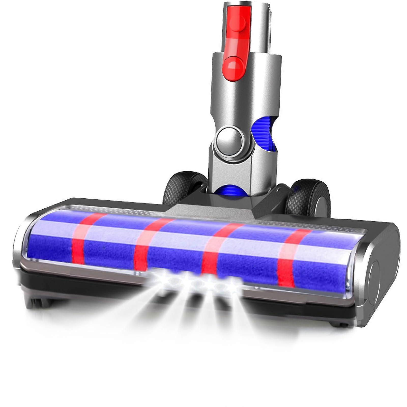 Roller Brush Head Replacement Parts for Hardwood Floor Cleaners with 4 LED Lights, Compatible with Multiple Models