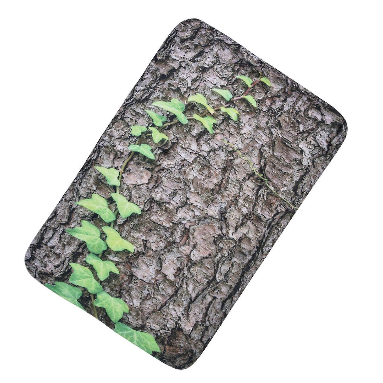 Exquisite Pattern Flannel Carpet 60.7x40cm Soft Breathable Mat