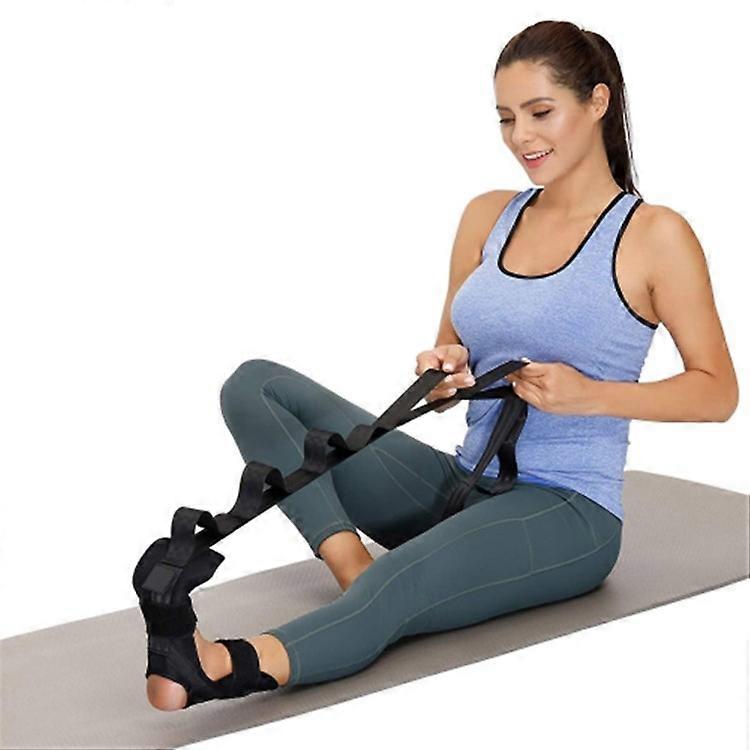 Sangle d’étirement de yoga, étireur de jambe, civière des ischio-jambiers pour fasciite plantaire, soulagement de la douleur