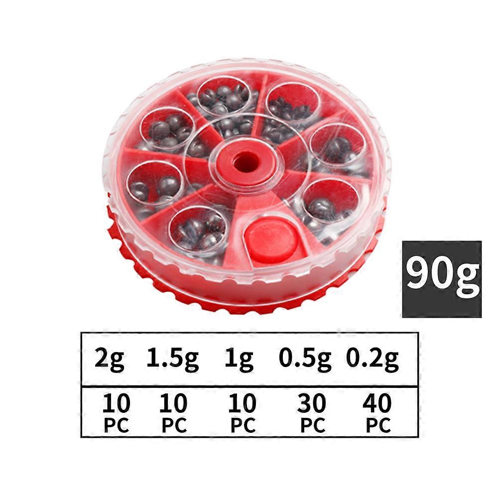 Fishing Weights Sinkers Kit Open Bite Lead Bare Round Lead Shot Sinker Sinker Accessories For Fishing