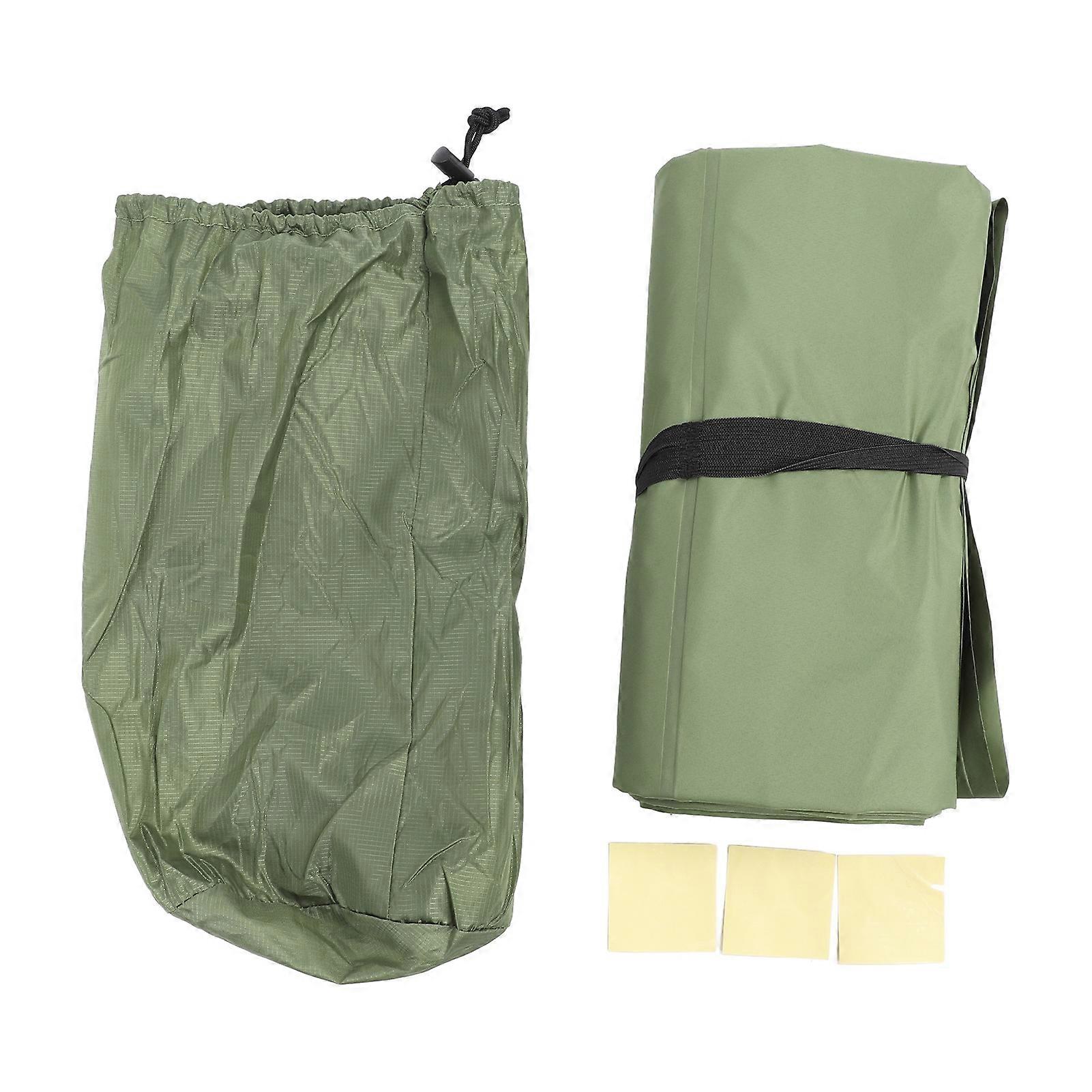 Ultralight Inflatable Pad Mattress Backpacking Hiking with Bag Built in Foot Pump Compact Sleeping Mat for Camping