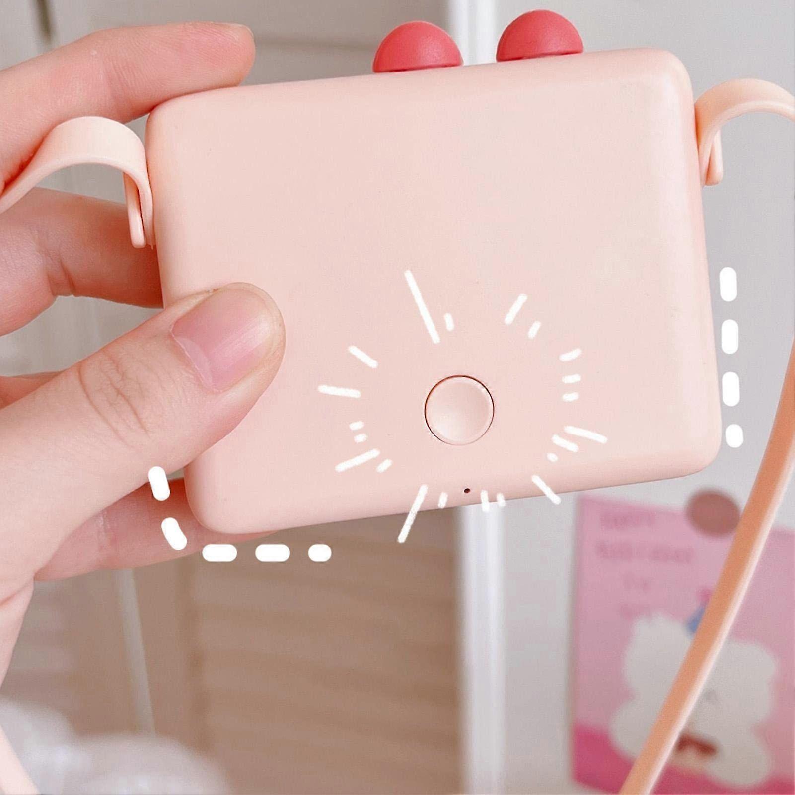Personal Portable Fan With Adjustable Strap (PInk)