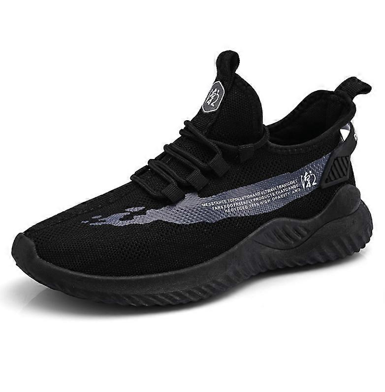 Mænds åndbare flyvende vævede sko