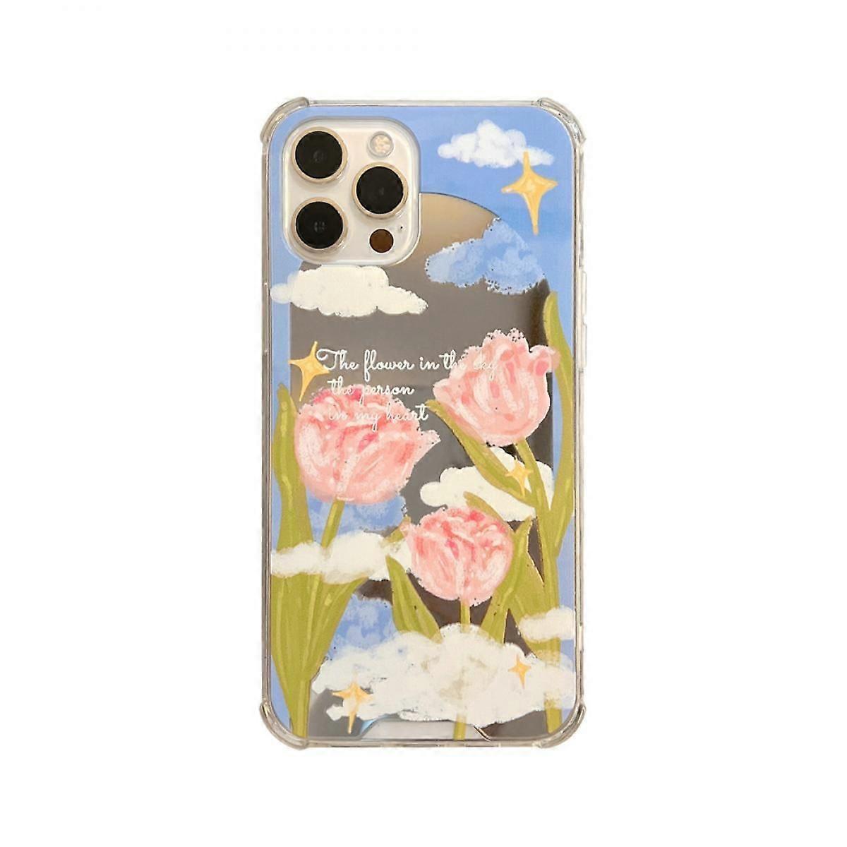 Literary Tulip Phone Case For Iphone12mini