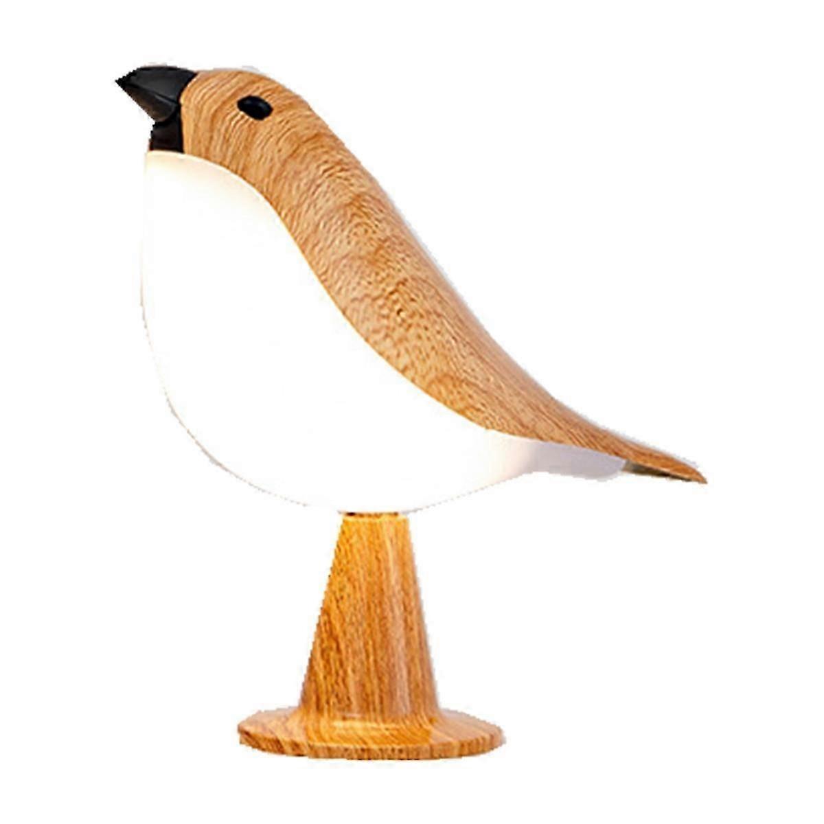 Small Bird Desk Lamp,Rechargeable Cordless Table Lamp with 3 Color Temperatures,Remote Control & Touch Sensor