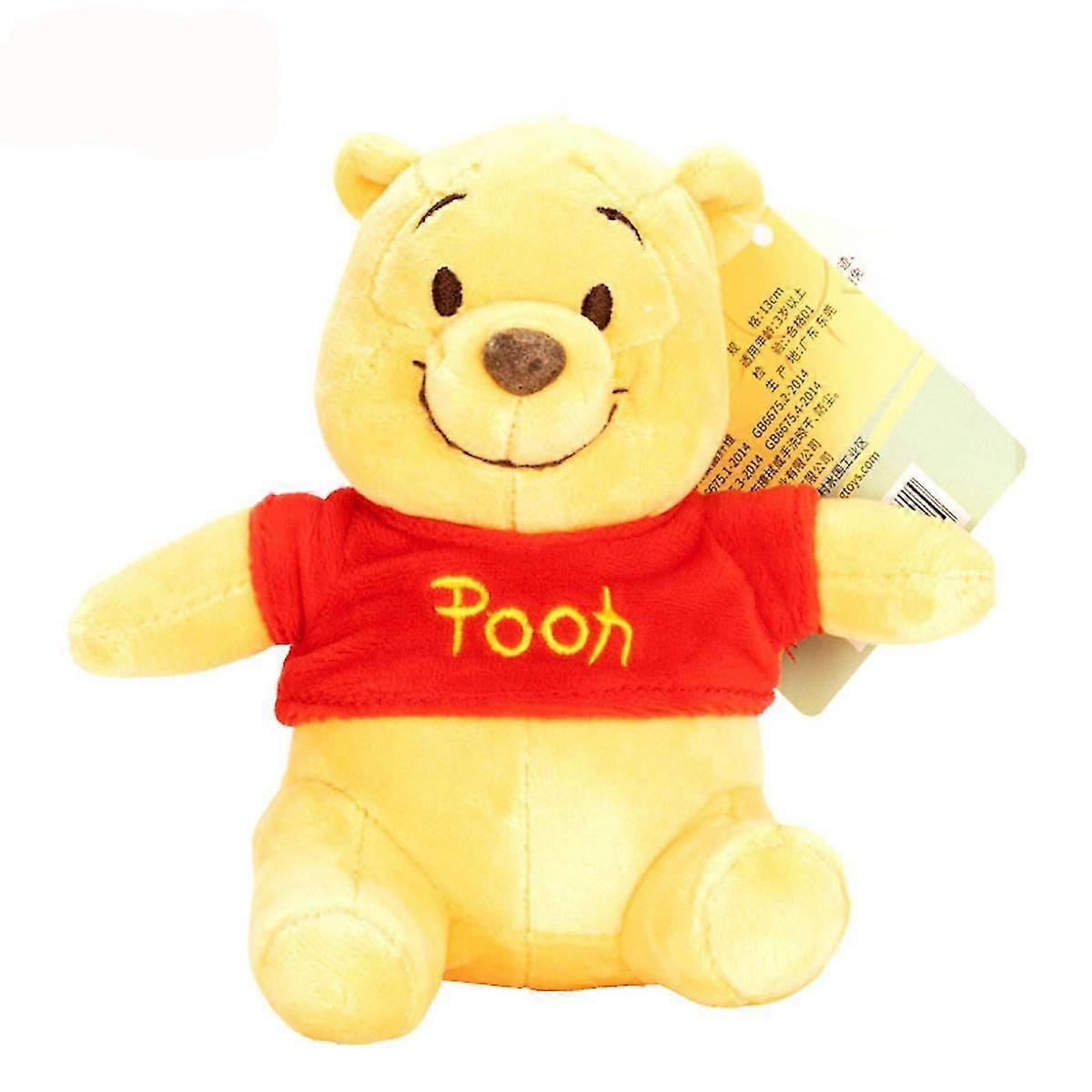 Winnie Pooh Bear Plush Keychain Doll Toy Key Ring Key Chain Bag Pendant Keyring