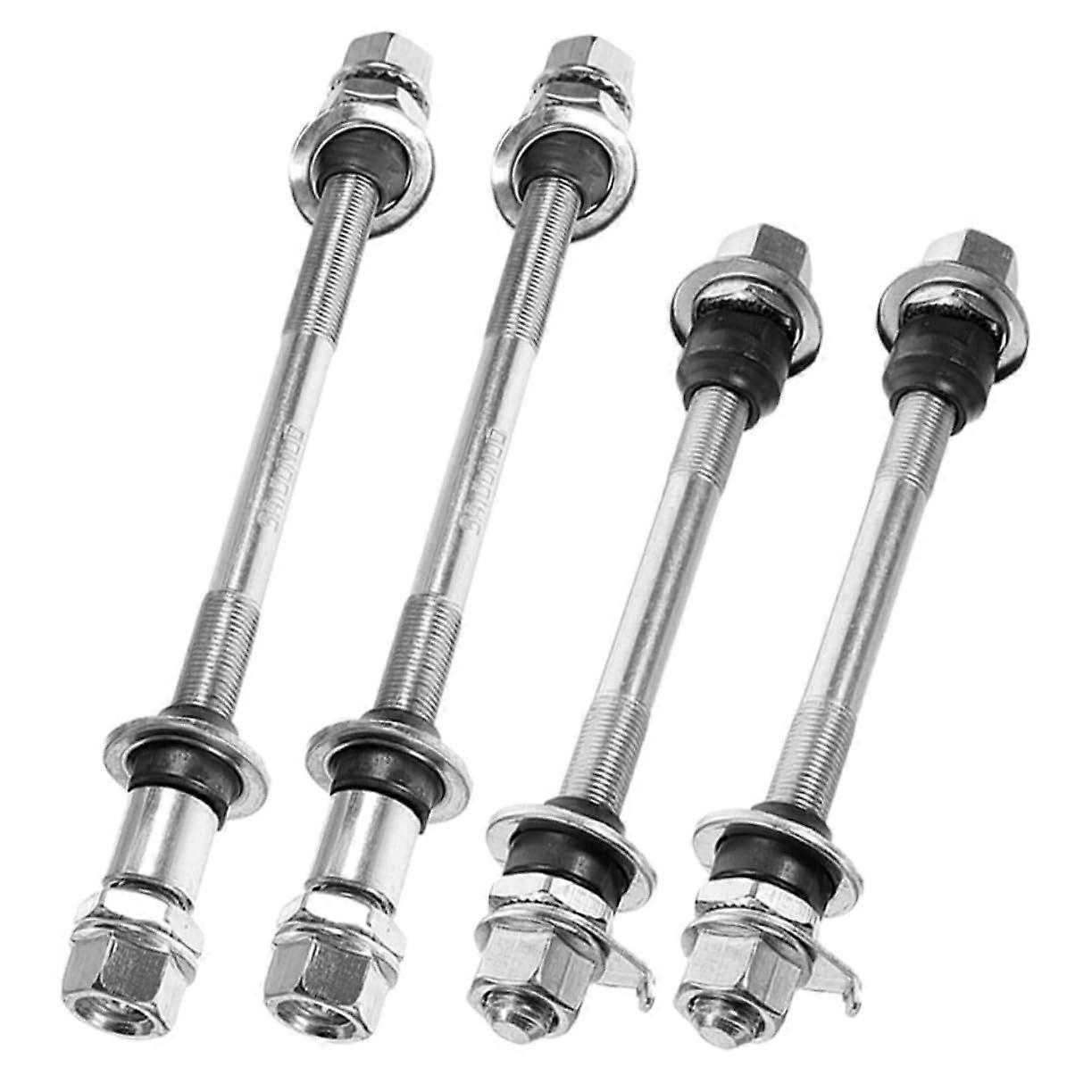 Rear Wheel Axle for Bike Metal Front Shaft Quick Release Compatible with Standard Bicycles 12mm Size Hub