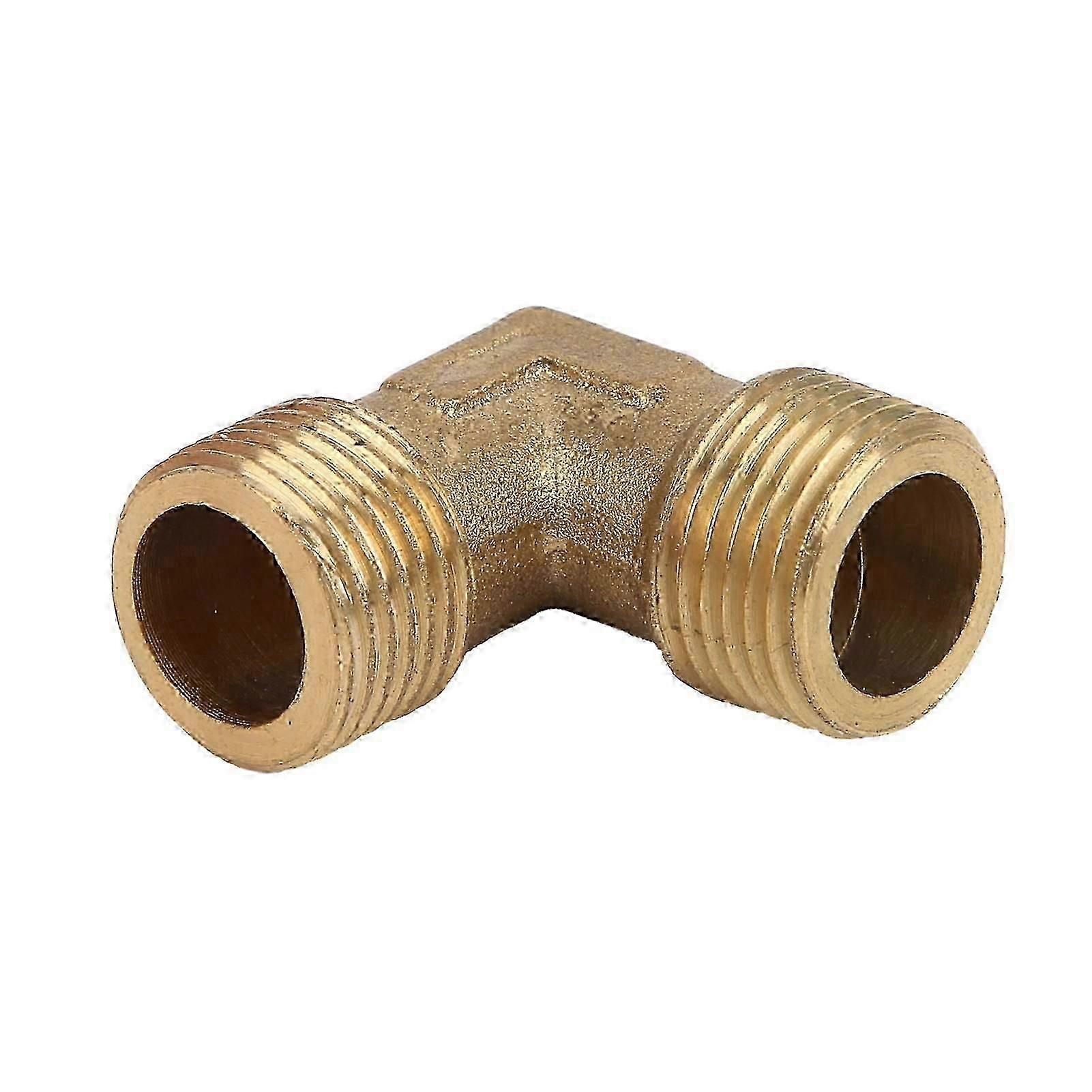 Right Angle Pipe Joint Brass Pump Check Valve Connection Elbow Air Compressor Fittings G3/8 FY