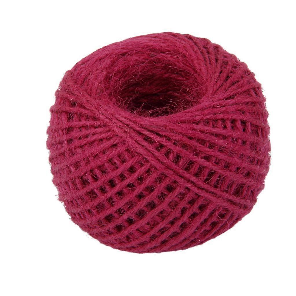 Various 50m Burlap Jute Burlap Twine Sisal String Garden Household DIY Chic Cord