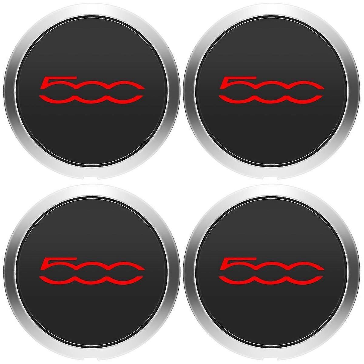 4Pcs 133mm Καπάκι Πλήμνης για Τροχούς 500 Τροχών Κεντρικό Σετ Πλήμνης 68078419AC 68078421AC Κάλυμμα Σκόνης 51884863 Ασημί