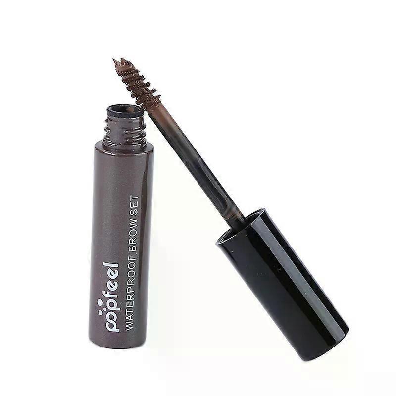 Popfeel Tint Brows Gel Comestics Eye Brow Gel Vedenpitävä puolipysyvä silmäkulmakarvageeli Pitkäkestoinen musta ruskea meikkigeeli TSLM1