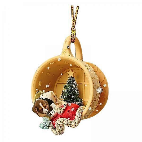 Festive Canine Pendant Ornament Set