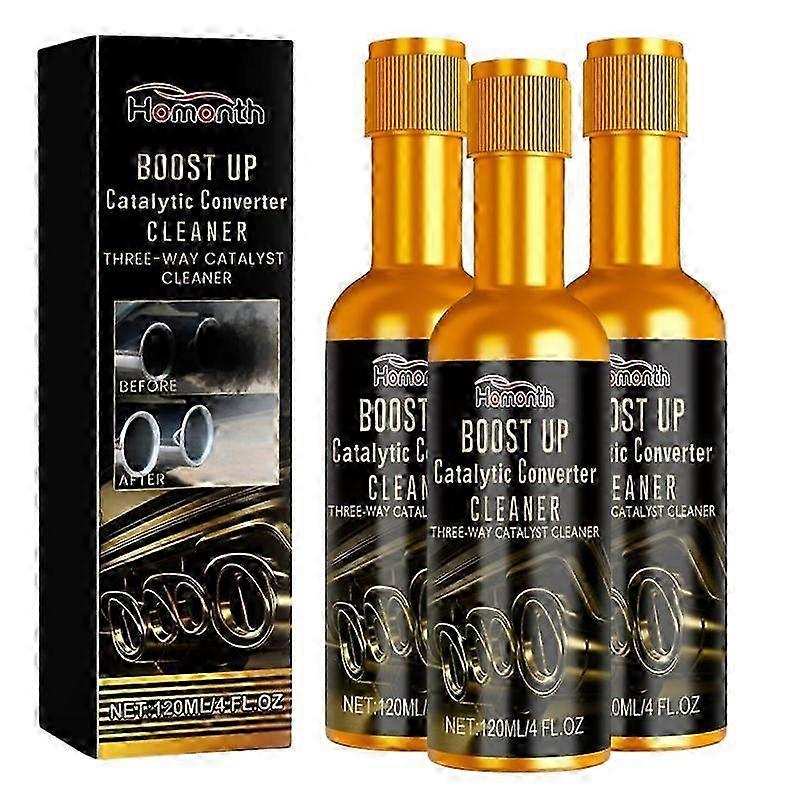 3Pcs Boost Up Vehicle Engine Catalytic Converter Cleaner DeepCleaning Multipurpose