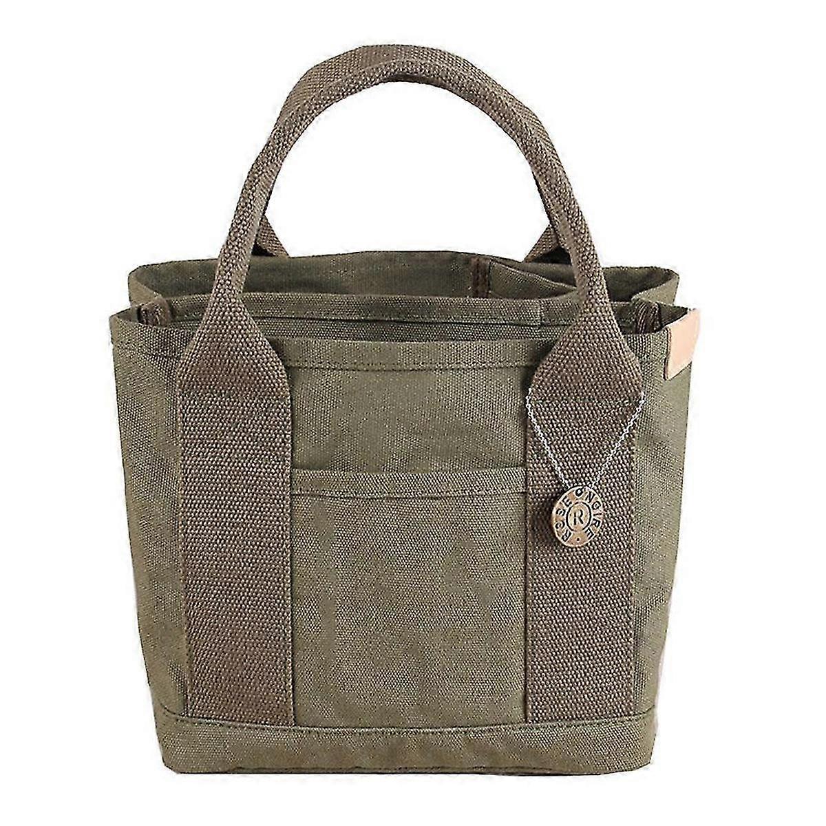 Stylish Zipper Shoulder Bag Multi-level Storage Practical Reusable Compatible Women Girls