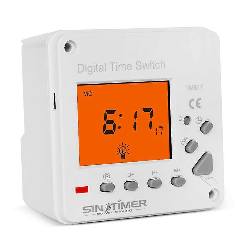TM617-1 Intelligent Backlight Large Screen Time Control Switch Timer Panel
