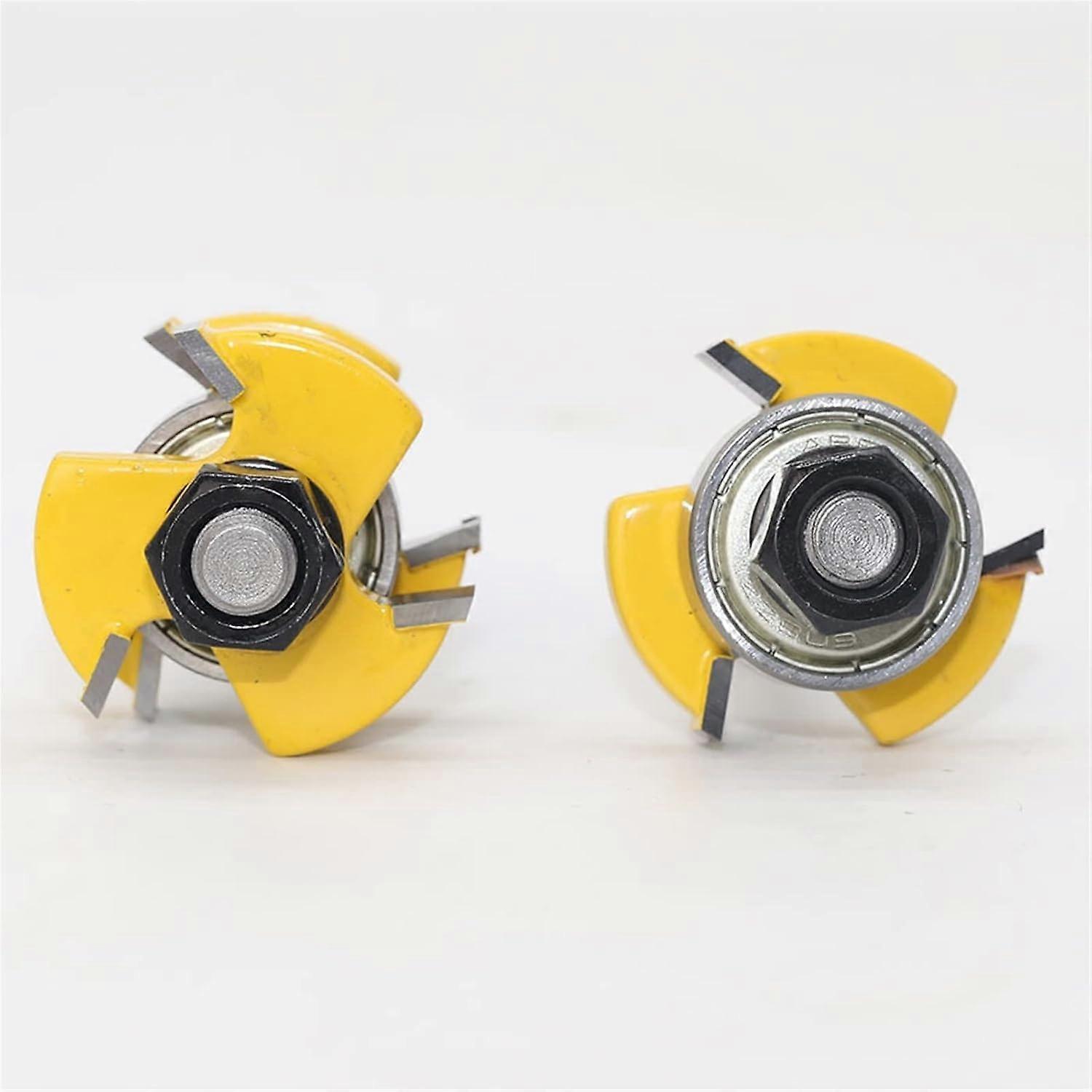 2 Bit Tongue And Groove Bit Set Wood Flooring 8mm 1Pcs Ref: 5801