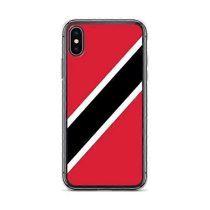 Phone Case – Trinidad and Tobago Flag – Compatible with iPhone XS – Soft Case – Durable and Shockproof - Silicone - Pixelforma