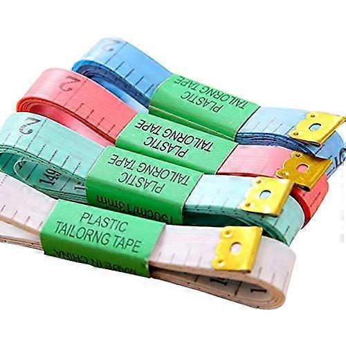Double Sided Measuring Tape 60in/150cm Soft Sewing Ruler Body Measurement Tailor Tape Random Color Options A B