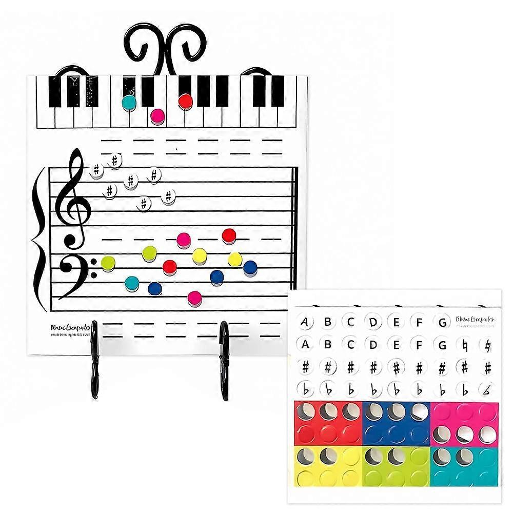 Magnetic DryErase Board Note Reading Board for Piano Teacher Music Classroom Gift