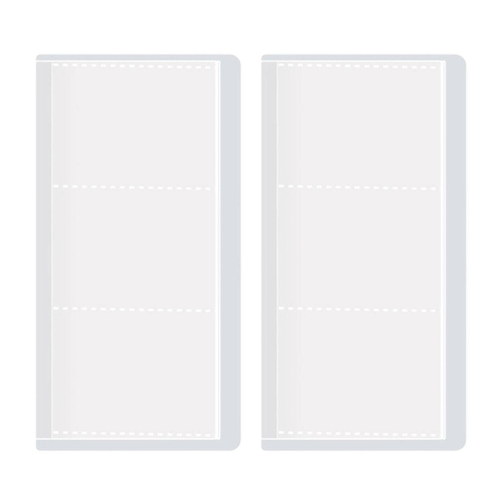 80/84/160-Slot Insert Page Document Organizer Bag Case For Home, School, and Office Use with Easy to Find Design 2pcs
