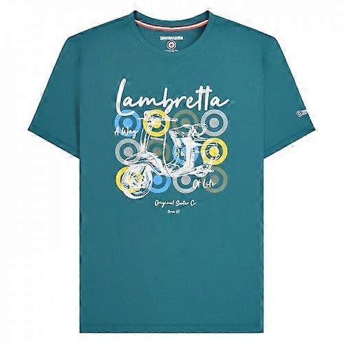 Lambretta Mens Scooter Branded T-Shirt