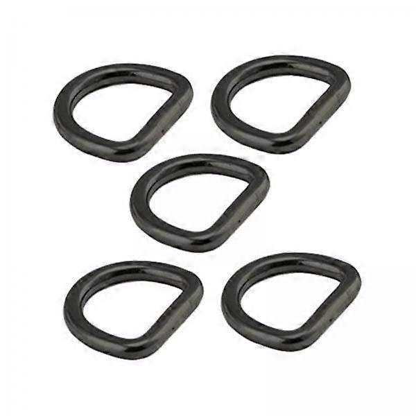 4x 5 Stück geschlossene D Ringe Metallschlaufen Schnallen extra dicke D Form Schnalle D