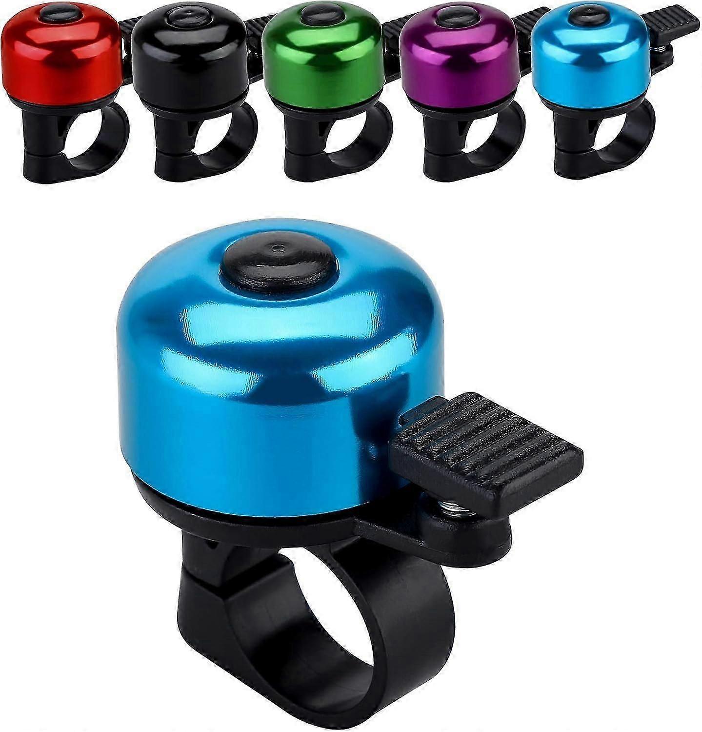 Bike Bell, Bicycle Bell With Loud Crisp Clear Sound, Road And Mountain Bike Bell Adults Kids,blue