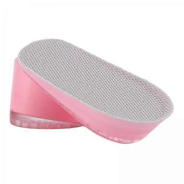6x2 Pieces Height Increase Insoles Heel Cushion Pads Men Women Pink Gray 4.5cm